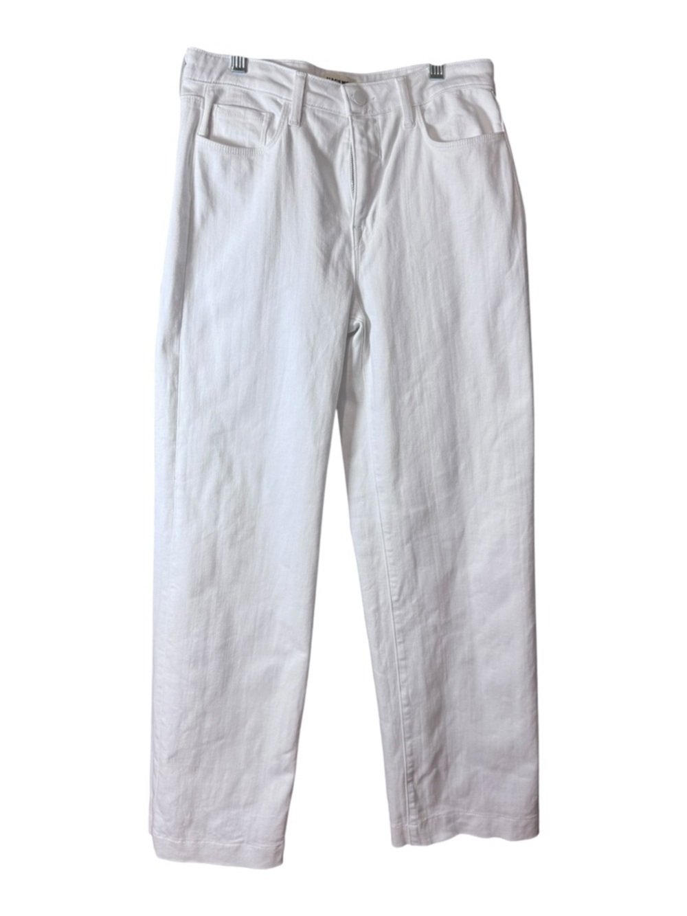 L'Agence White High Waisted Wide Leg Jeans Flare Trousers Size 27 Designer